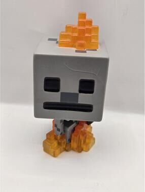 Funko Pop Games Minecraft Flaming Skeleton #326 Target 2018 Loose Figure Damage